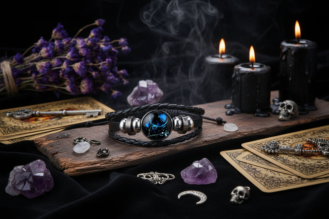 Glow Zodiac Bracelet - Sorceress Sanctuary Aries-Gemini-Leo-Pisces-Sagittarius