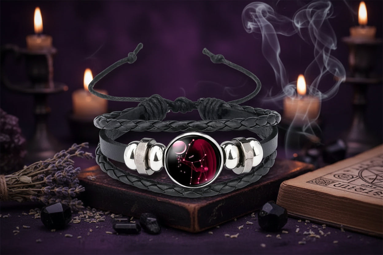 Glow Zodiac Bracelet - Sorceress Sanctuary Aries-Gemini-Leo-Pisces-Sagittarius