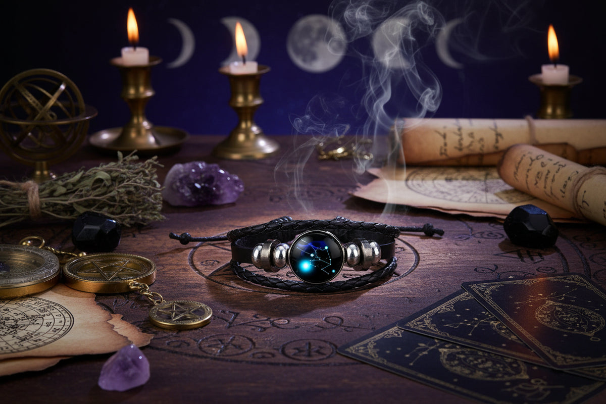Glow Zodiac Bracelet - Sorceress Sanctuary Aries-Gemini-Leo-Pisces-Sagittarius