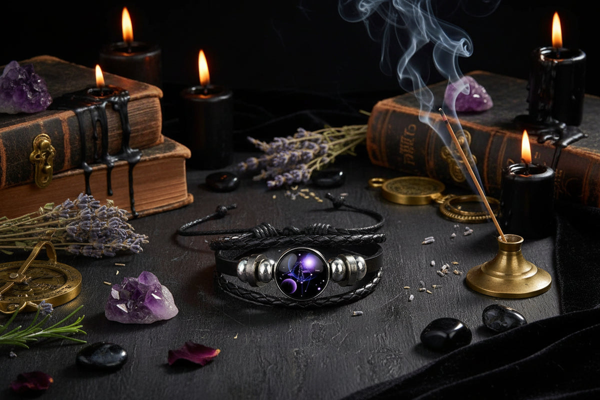 Glow Zodiac Bracelet - Sorceress Sanctuary Aries-Gemini-Leo-Pisces-Sagittarius