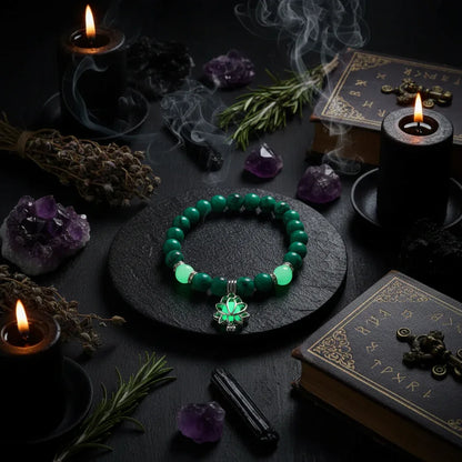 Glowing Lotus Bracelet - Sorceress Sanctuary A-B-F-E-C