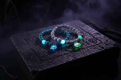 Glowing Lotus Bracelet - Sorceress Sanctuary A-B-F-E-C