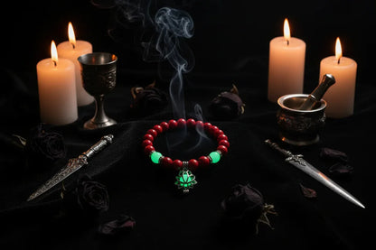 Glowing Lotus Bracelet - Sorceress Sanctuary A-B-F-E-C