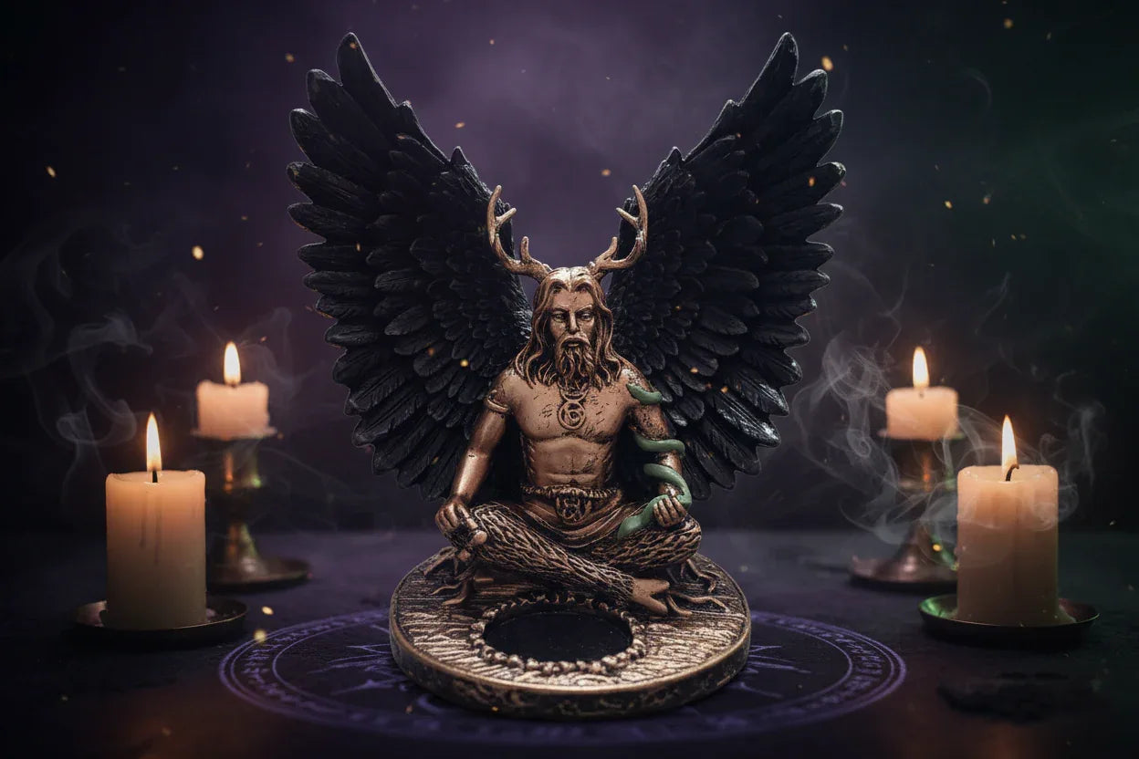 God Candle Holder - Sorceress Sanctuary Deus (Não acompanha velas)