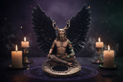 God Candle Holder - Sorceress Sanctuary Deus (Não acompanha velas)