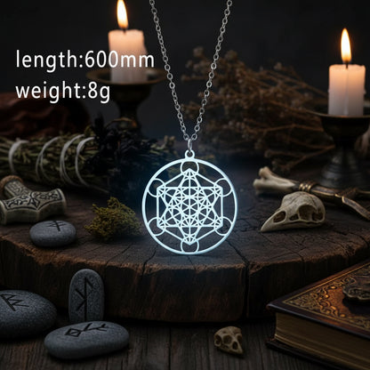Supernatural Moon Goddess Necklace - Stainless Steel Pendant Sorceress Sanctuary