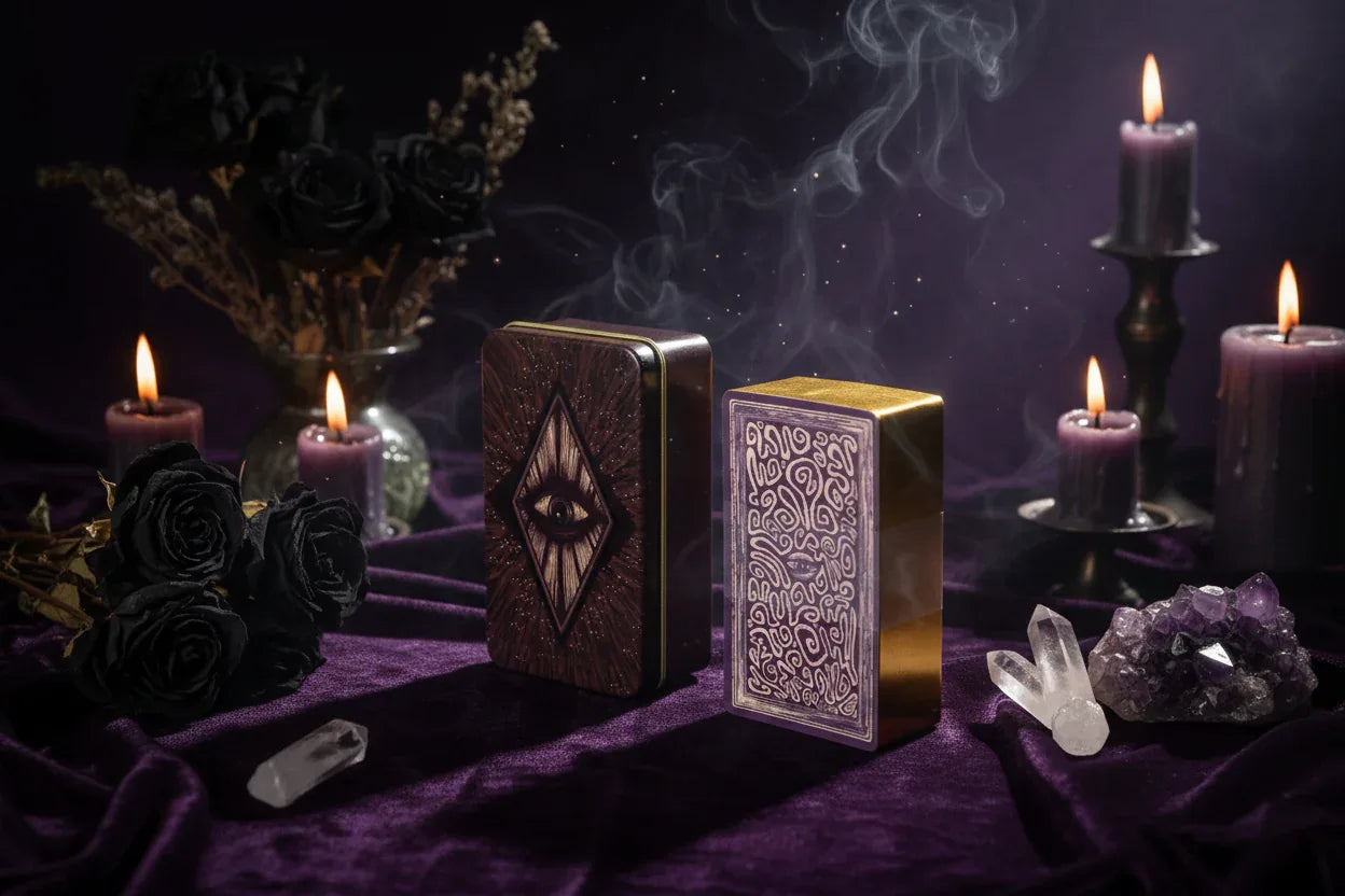 Gold Tarot Cards - Sorceress Sanctuary 1-2-3 bronzing process upgrade-4 Bronzing process upgrade