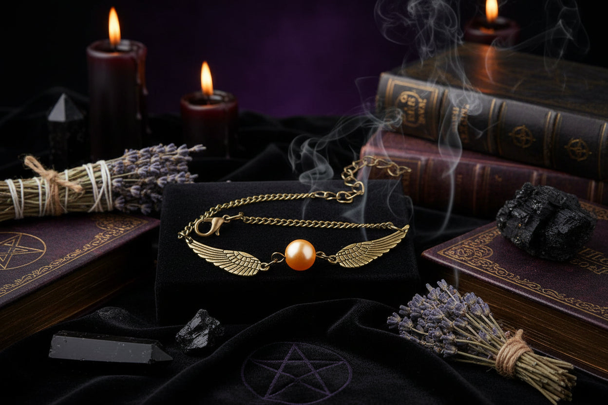 Golden Snitch Bracelet - Sorceress Sanctuary Silver-Bronze