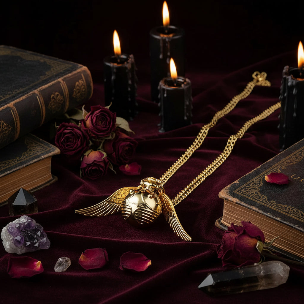 Golden Snitch Pocket Watch - Sorceress Sanctuary Gold