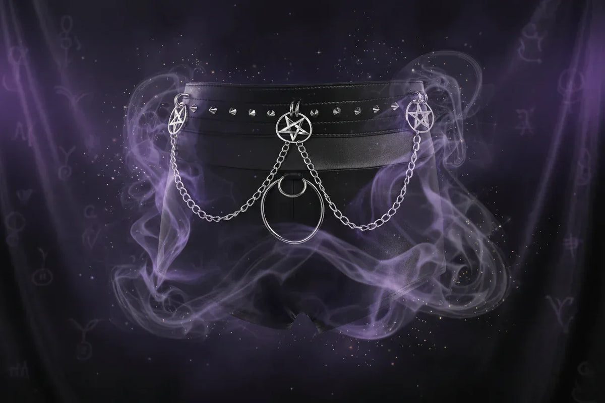 Goth Street Shorts - Sorceress Sanctuary Black / L-Black / M-Black / S