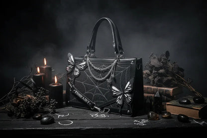Gothic Butterfly Purse - Sorceress Sanctuary Black