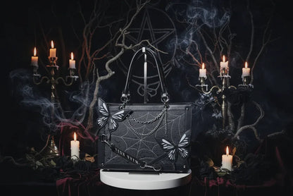 Gothic Butterfly Purse - Sorceress Sanctuary Black