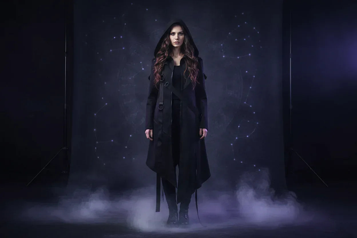 Gothic Punk Jacket - Sorceress Sanctuary Black / S-Black / M-Black / L-Black / XL-Black / 2XL