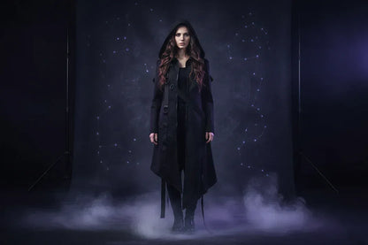 Gothic Punk Jacket - Sorceress Sanctuary Black / S-Black / M-Black / L-Black / XL-Black / 2XL
