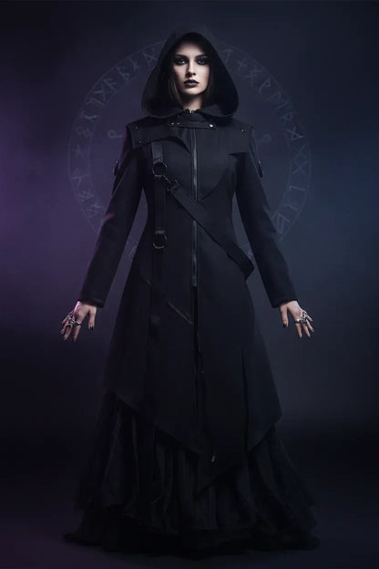 Gothic Punk Jacket - Sorceress Sanctuary Black / S-Black / M-Black / L-Black / XL-Black / 2XL