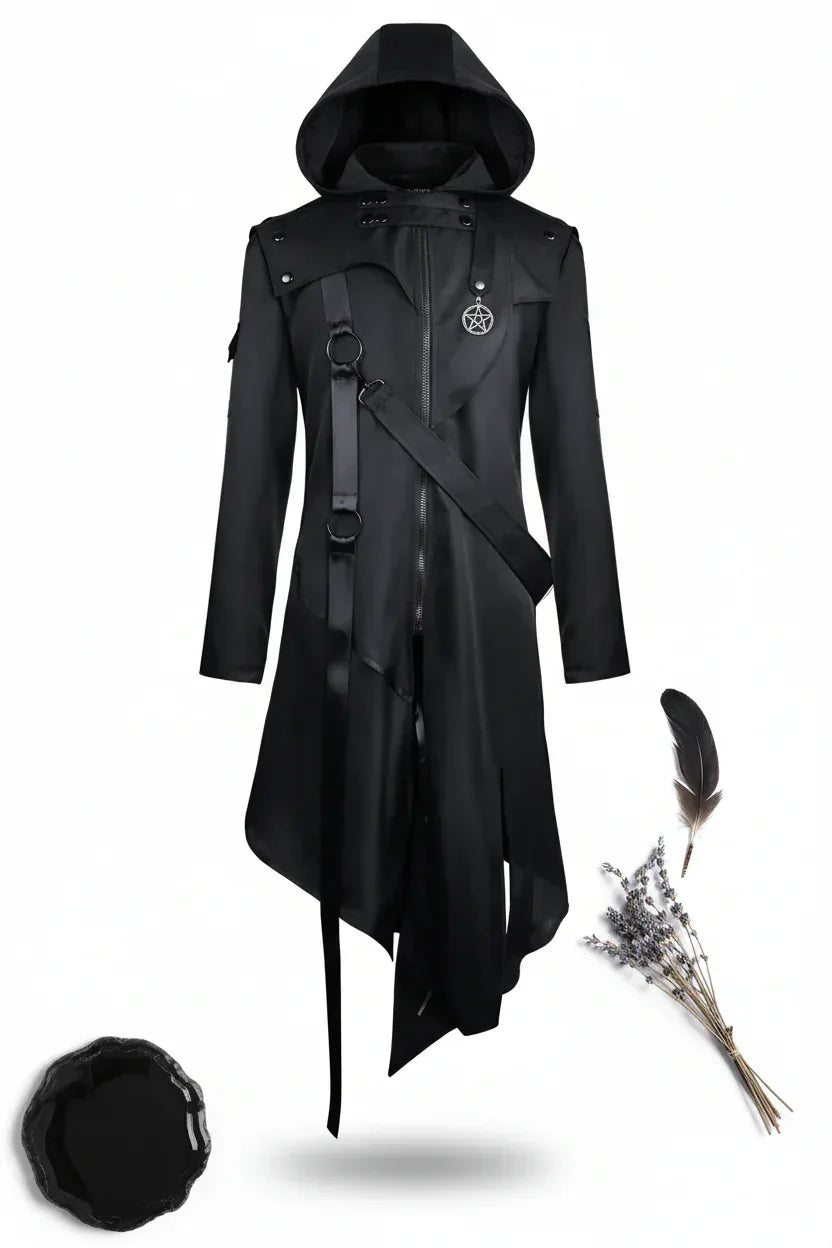 Gothic Punk Jacket - Sorceress Sanctuary Black / S-Black / M-Black / L-Black / XL-Black / 2XL