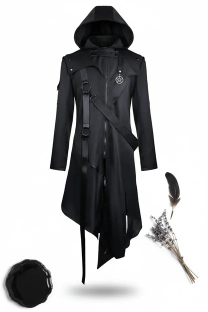 Gothic Punk Jacket - Sorceress Sanctuary Black / S-Black / M-Black / L-Black / XL-Black / 2XL