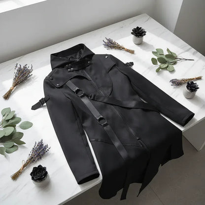 Gothic Punk Jacket - Sorceress Sanctuary Black / S-Black / M-Black / L-Black / XL-Black / 2XL