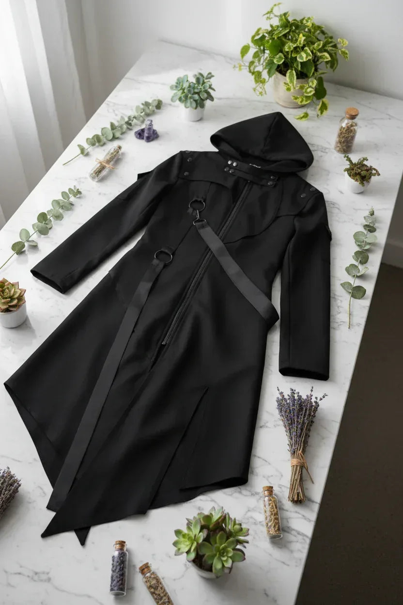 Gothic Punk Jacket - Sorceress Sanctuary Black / S-Black / M-Black / L-Black / XL-Black / 2XL