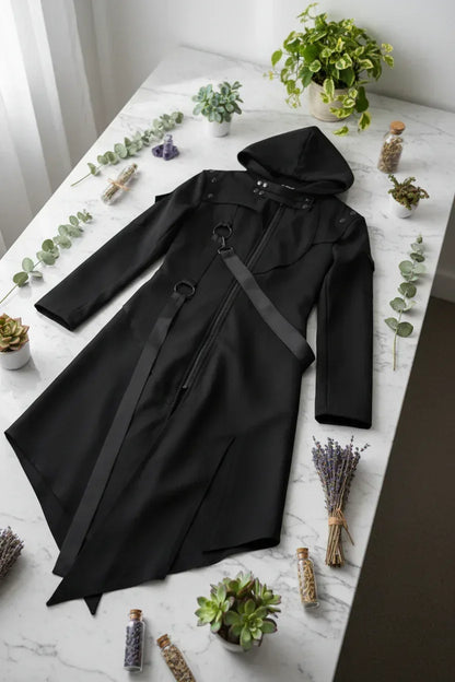 Gothic Punk Jacket - Sorceress Sanctuary Black / S-Black / M-Black / L-Black / XL-Black / 2XL