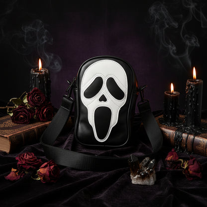 Gothic Skull Crossbody Bag - Sorceress Sanctuary Rose Red-Blue-Black-Gold