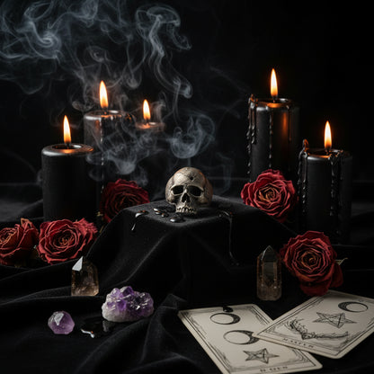 Minimalist Skull Spider Ring - Halloween Collection Sorceress Sanctuary