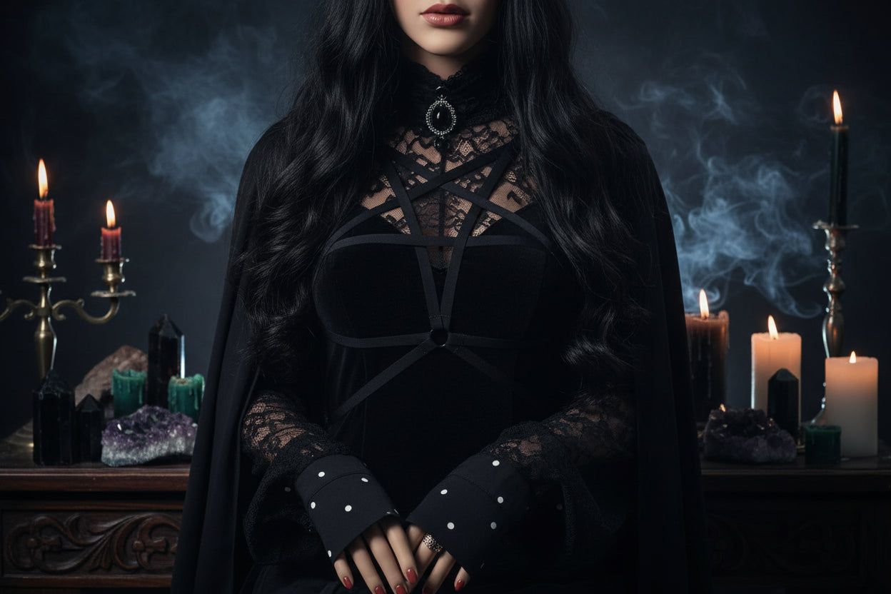 Gothic Star Harness - Sorceress Sanctuary S-M-L-XL