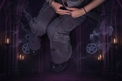 Gothic Star Jeans - Sorceress Sanctuary Grey / L-Grey / M-Grey / S