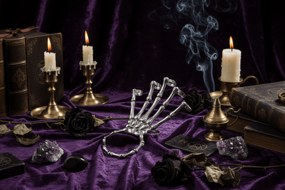 Gothic Tech Claws - Sorceress Sanctuary Five Rings Suit / Free Size-Ghost Hand Ring Suit / Free Size