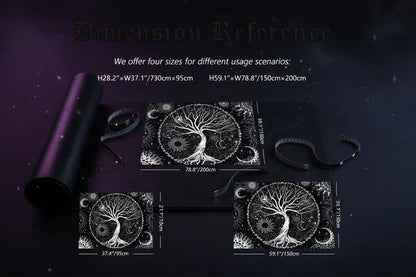Gothic Tree Tapestry - Sorceress Sanctuary 37.4*28.7 Inch-59.1*51.2 Inch-78.8*59.1 Inch