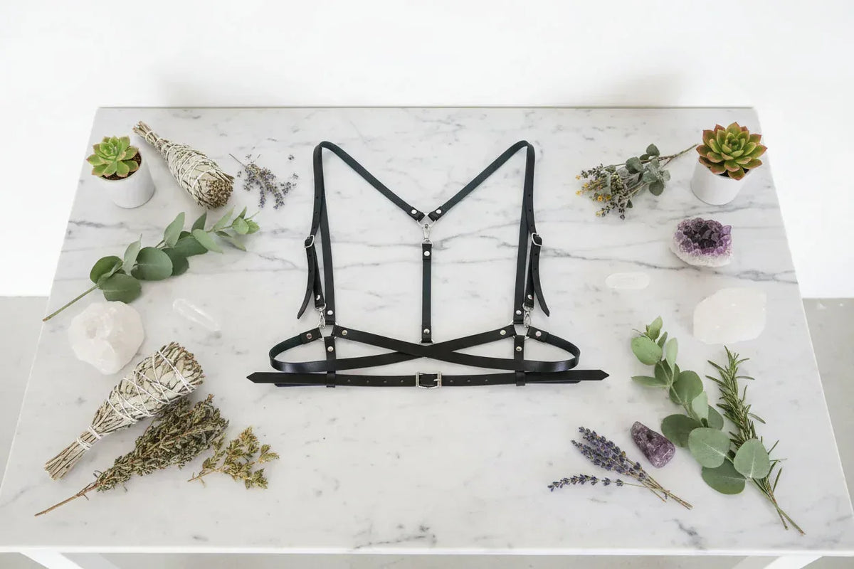 Gothic Waist Harness - Sorceress Sanctuary Black