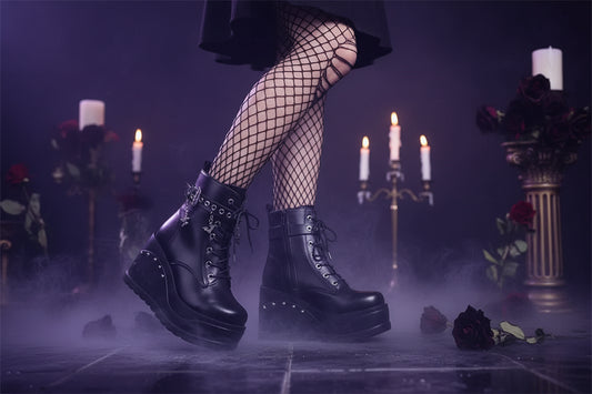 Gothic Witch Boots - Sorceress Sanctuary 35-36-37-38-39