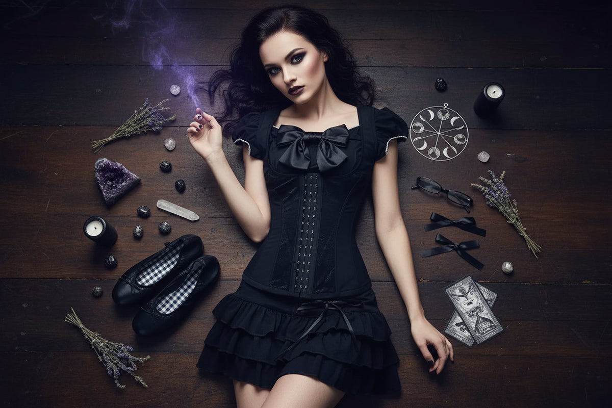 Gothic Witch Outfit - Sorceress Sanctuary Shirt 2 / S-Shirt 2 / M-Shirt 2 / L-Shirt 1 / S-Shirt 1 / M
