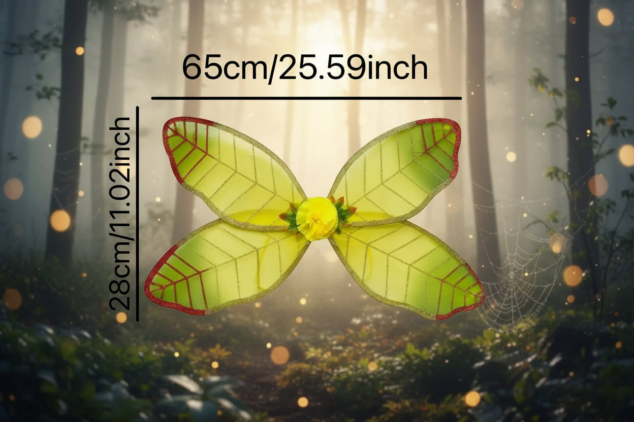 Gradient Fairy Wings - Sorceress Sanctuary Fluorescent yellow