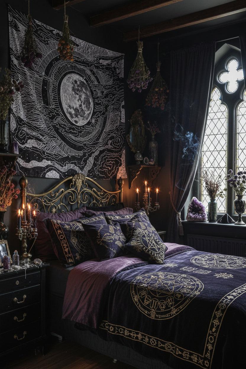 Witching Moon Tapestry Sorceress Sanctuary