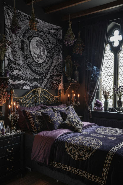 Witching Moon Tapestry Sorceress Sanctuary