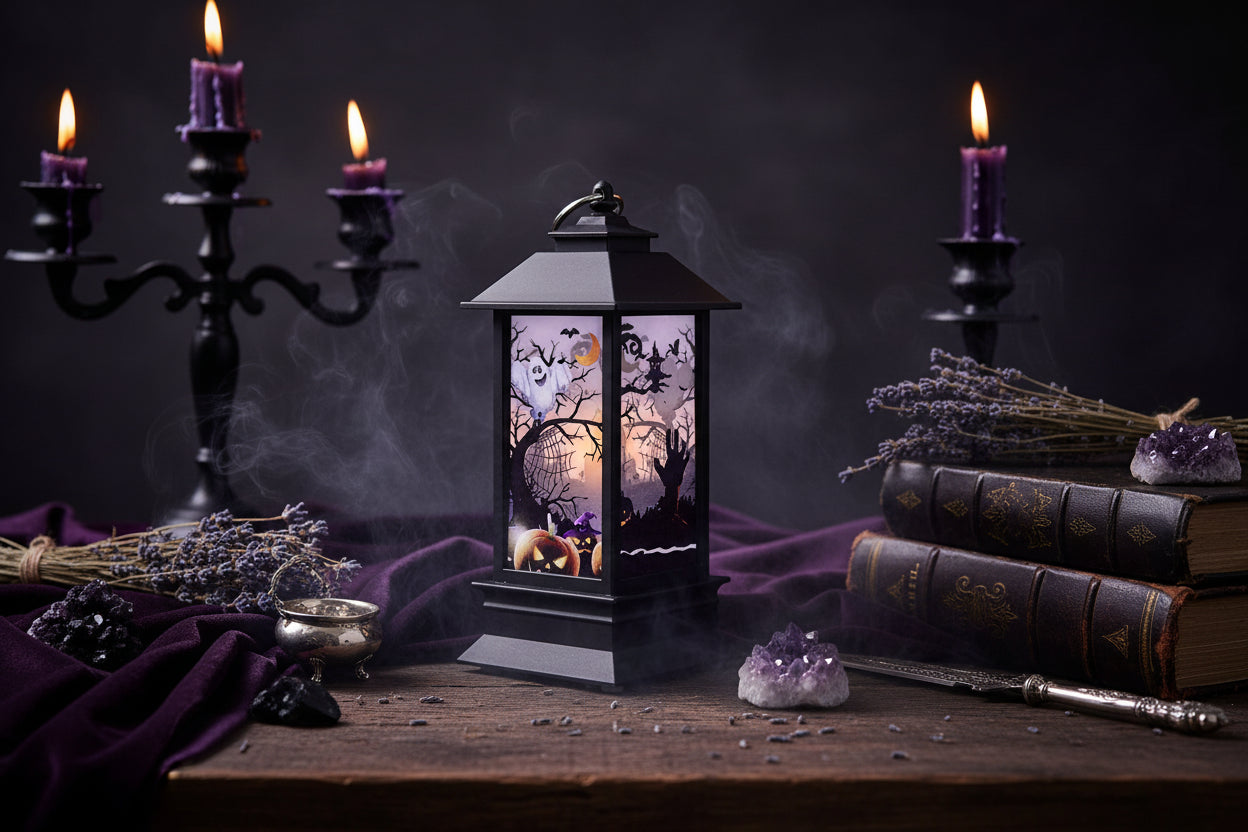 Halloween LED Lanterns - Sorceress Sanctuary 3 style-5 style-2 style-4 style-1 style
