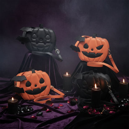 Halloween Pumpkin Crossbody Bag - Sorceress Sanctuary