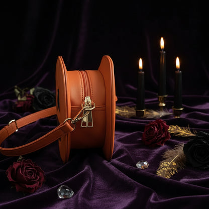 Halloween Pumpkin Crossbody Bag - Sorceress Sanctuary