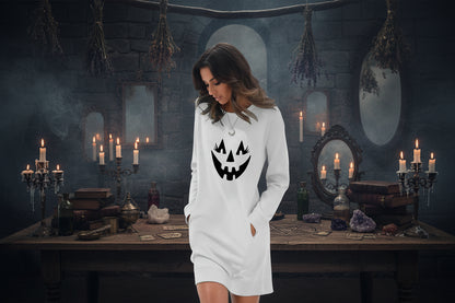 Halloween Pumpkin Dress - Sorceress Sanctuary White / S-White / M-White / L-White / XL-White / XXL