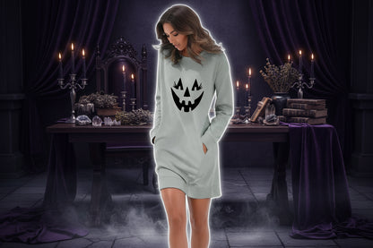 Halloween Pumpkin Dress - Sorceress Sanctuary White / S-White / M-White / L-White / XL-White / XXL