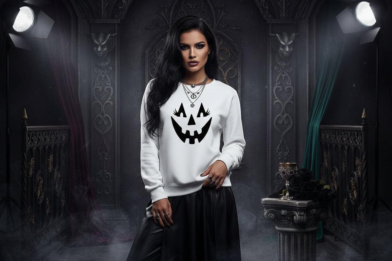 Halloween Pumpkin Dress - Sorceress Sanctuary White / S-White / M-White / L-White / XL-White / XXL