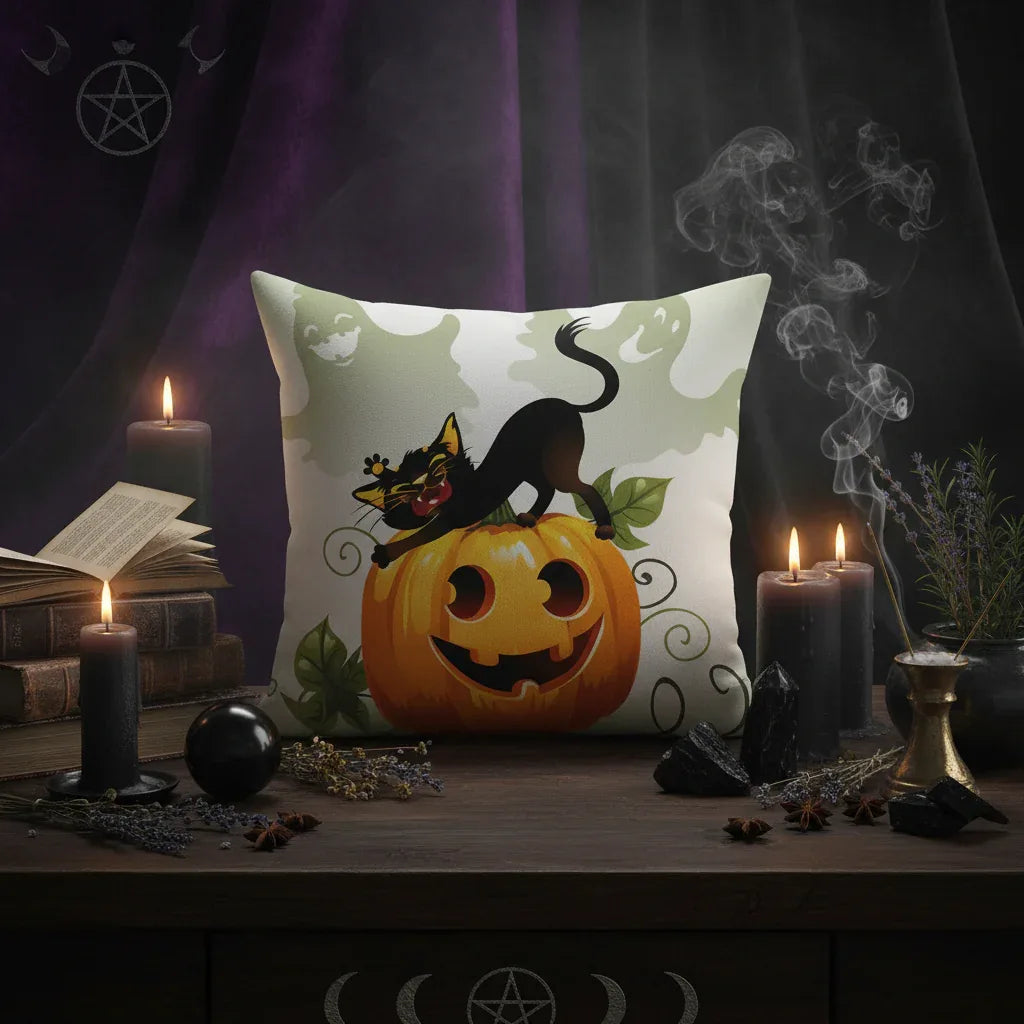 Halloween Witch Pillowcases - Sorceress Sanctuary 1 / 45x45CM-2 / 45x45CM-3 / 45x45CM-4 / 45x45CM-5 / 45x45CM