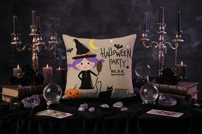 Halloween Witch Pillowcases - Sorceress Sanctuary 1 / 45x45CM-2 / 45x45CM-3 / 45x45CM-4 / 45x45CM-5 / 45x45CM