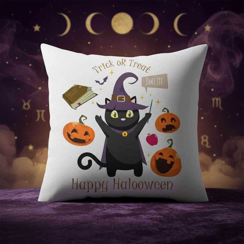 Halloween Witch Pillowcases - Sorceress Sanctuary 1 / 45x45CM-2 / 45x45CM-3 / 45x45CM-4 / 45x45CM-5 / 45x45CM