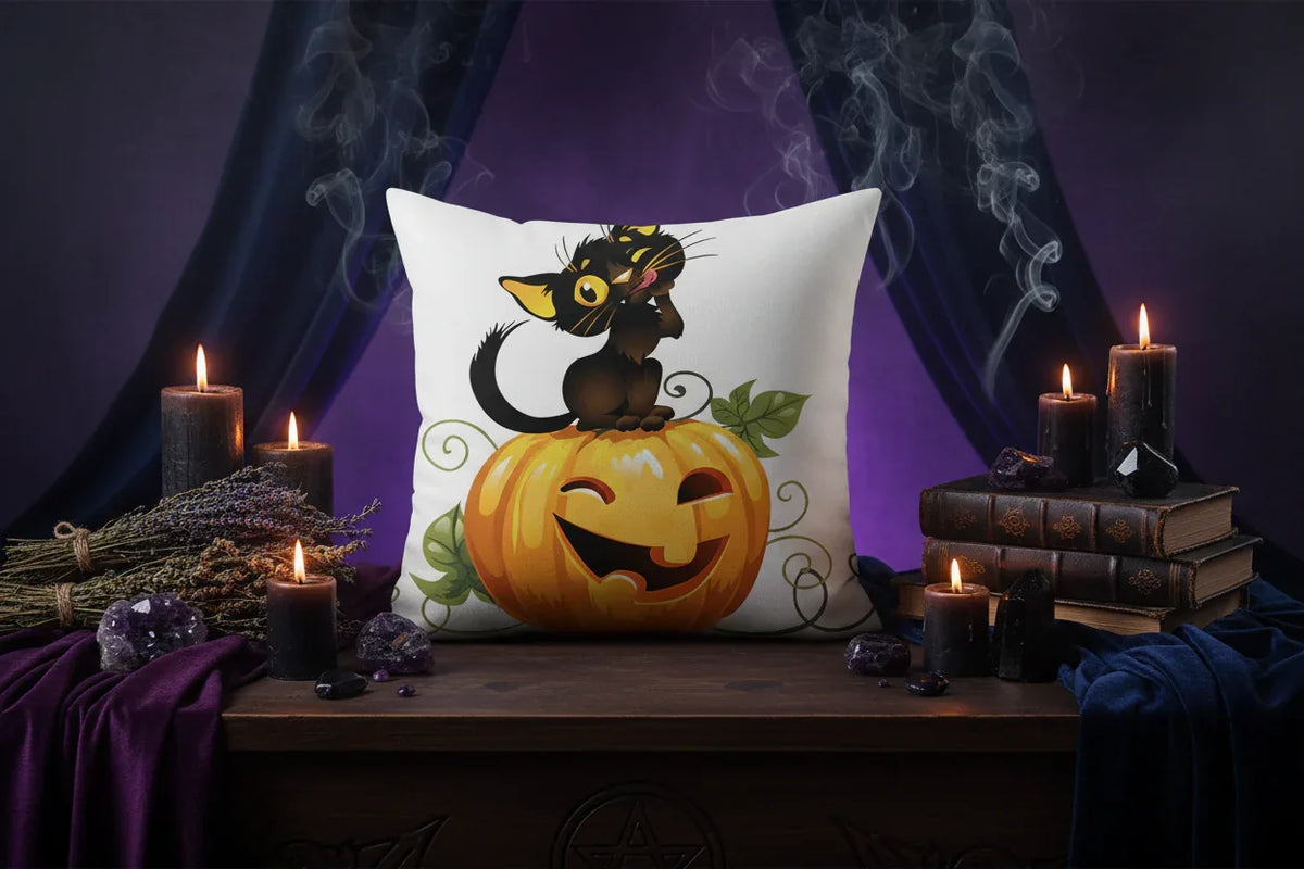 Halloween Witch Pillowcases - Sorceress Sanctuary 1 / 45x45CM-2 / 45x45CM-3 / 45x45CM-4 / 45x45CM-5 / 45x45CM