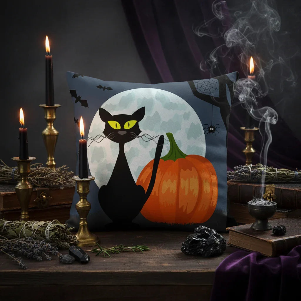 Halloween Witch Pillowcases - Sorceress Sanctuary 1 / 45x45CM-2 / 45x45CM-3 / 45x45CM-4 / 45x45CM-5 / 45x45CM