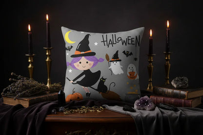 Halloween Witch Pillowcases - Sorceress Sanctuary 1 / 45x45CM-2 / 45x45CM-3 / 45x45CM-4 / 45x45CM-5 / 45x45CM