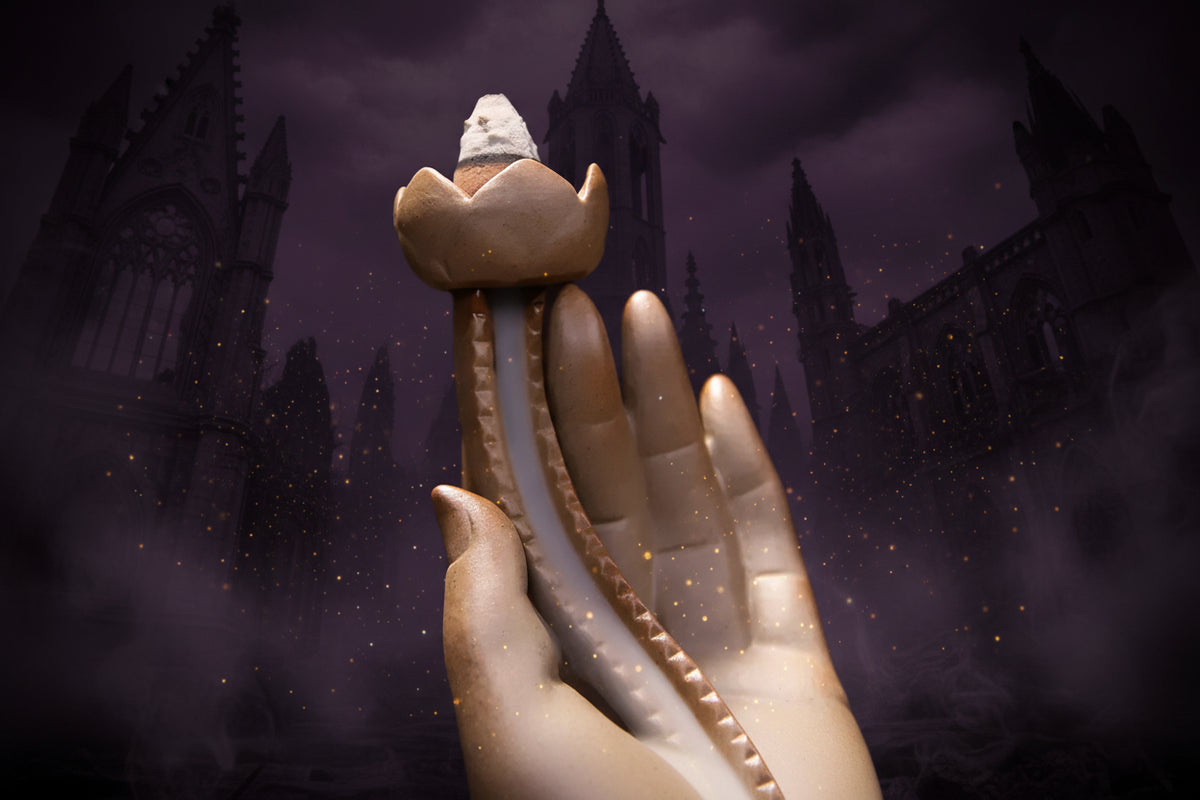 Hand Incense Burner - Sorceress Sanctuary Fingered citron