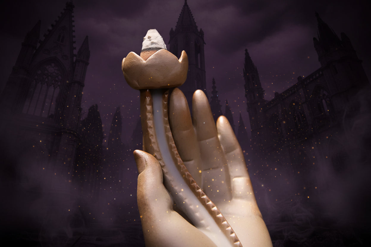 Hand Incense Burner - Sorceress Sanctuary Fingered citron